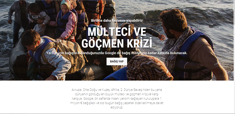 Google’dan mültecilere destek