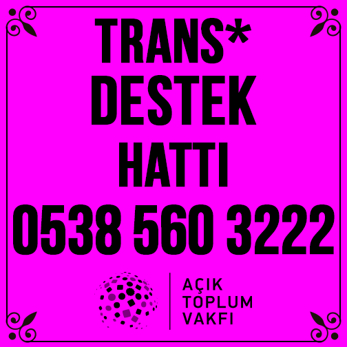 Trans Destek Hattı Kuruldu