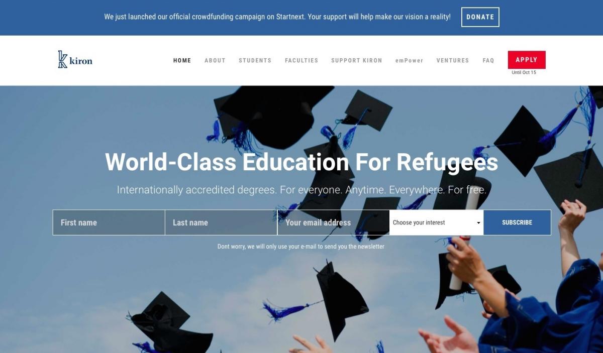Mülteciler İçin Online Üniversite İmkanı