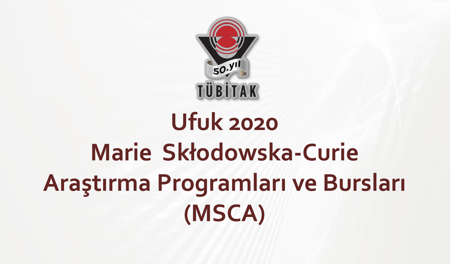 Ufuk 2020 Marie Skolodowska-Curie Bireysel Burs Çağrıları Yayınlandı 