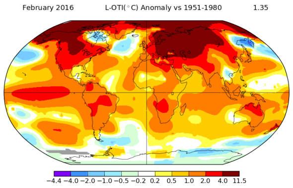 2016 Dünya Tarihinin En Sıcak Yılı Mı Olacak?