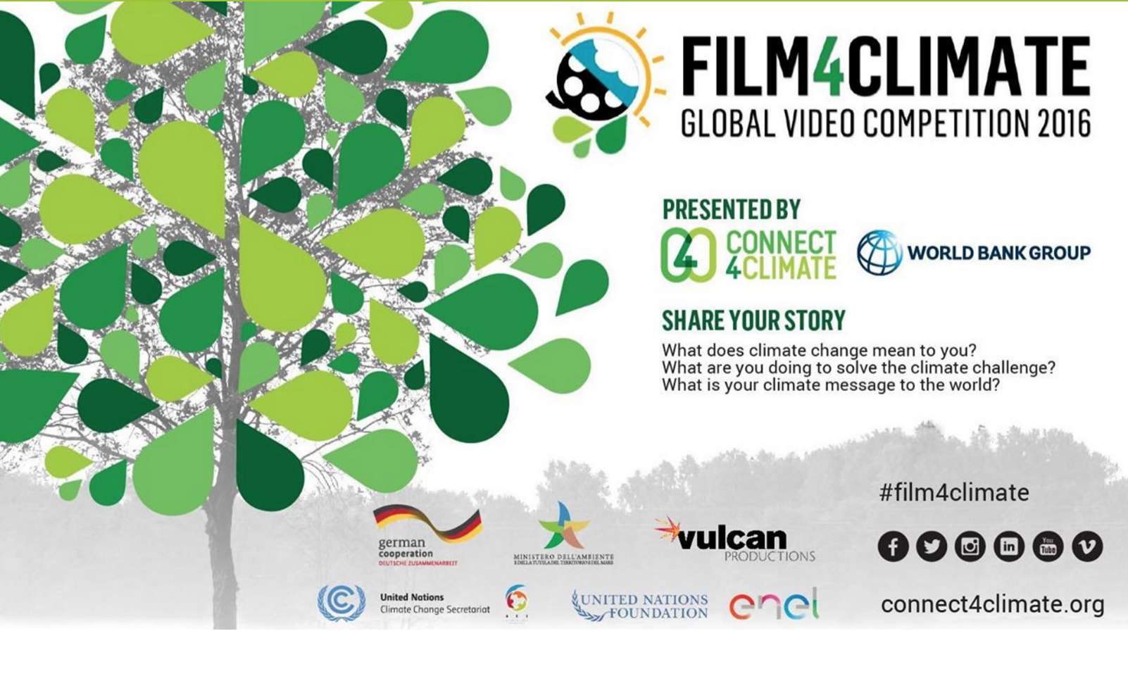 “#FILM4CLIMATE Küresel Video Yarışması” – İklim değişikliğine çözüm bul!