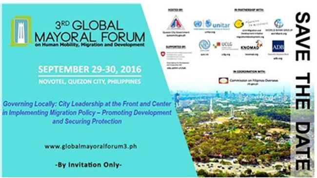 3. Küresel Belediyeler Forumu Filipinler’de Düzenlenecek