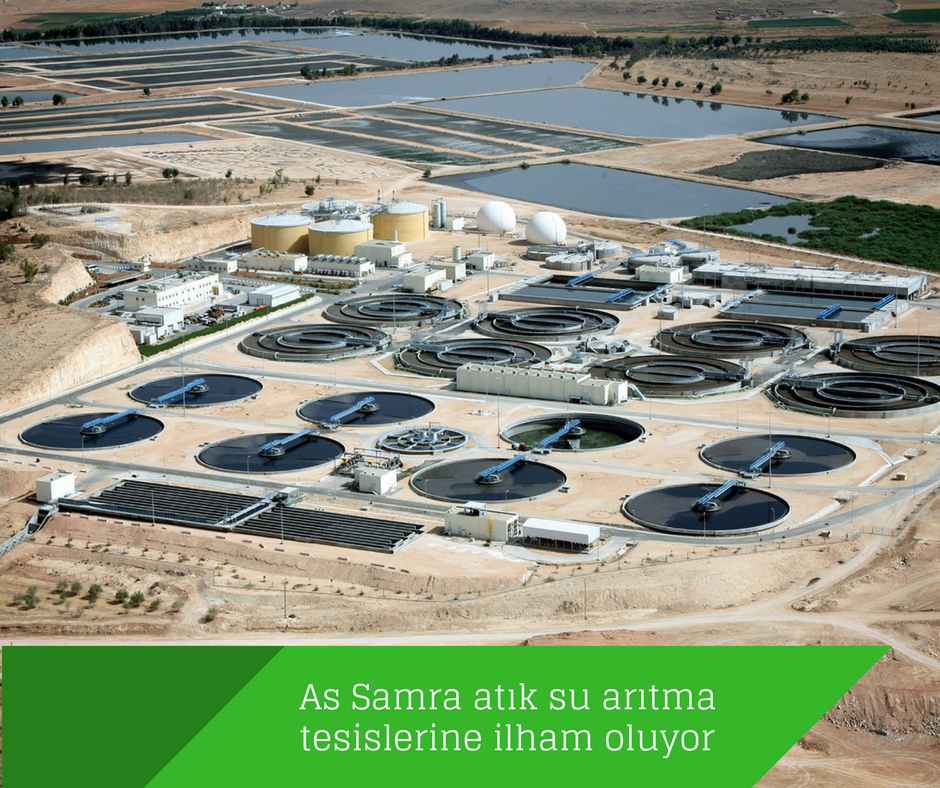 As Samra atık su arıtma tesislerine ilham oluyor