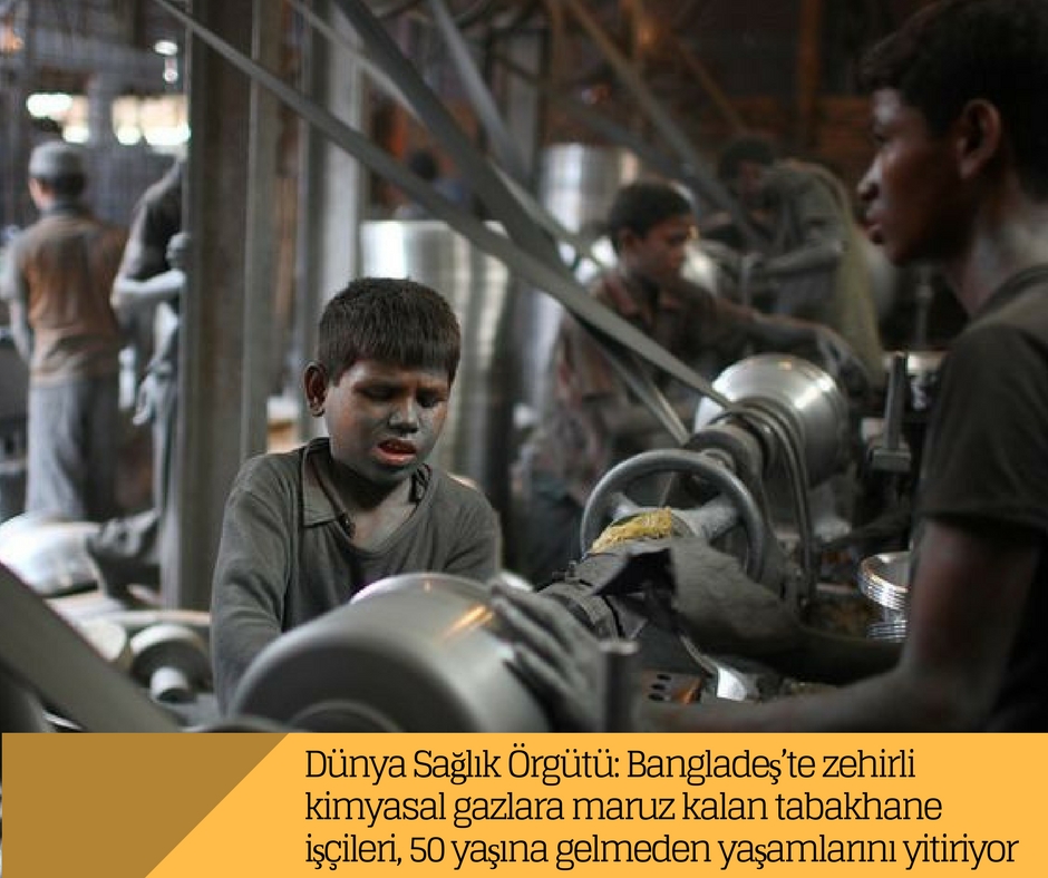 WHO: Bangladeş’te zehirli kimyasal gazlara maruz kalan tabakhane işçileri, 50 yaşına gelmeden yaşamlarını yitiriyor