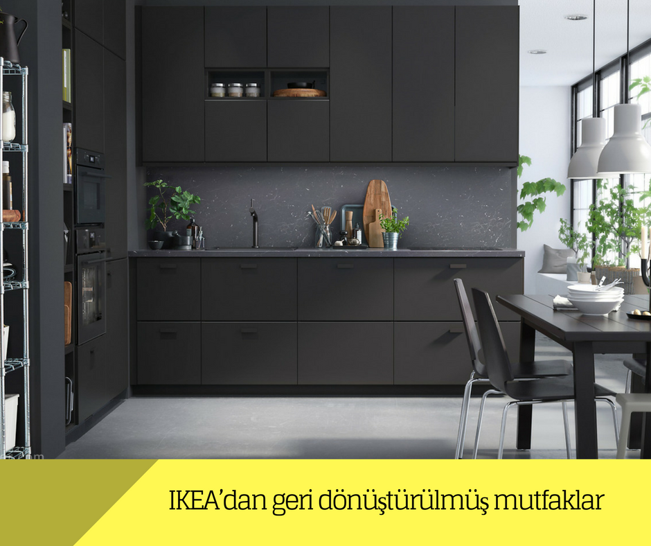 IKEA’dan geri dönüştürülmüş mutfaklar