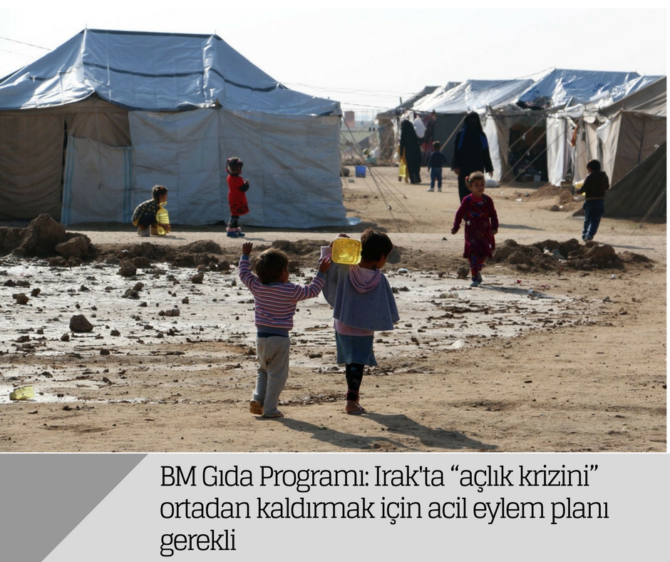 BM Gıda Programı: Irak’ta “açlık krizini” ortadan kaldırmak için acil eylem planı gerekli