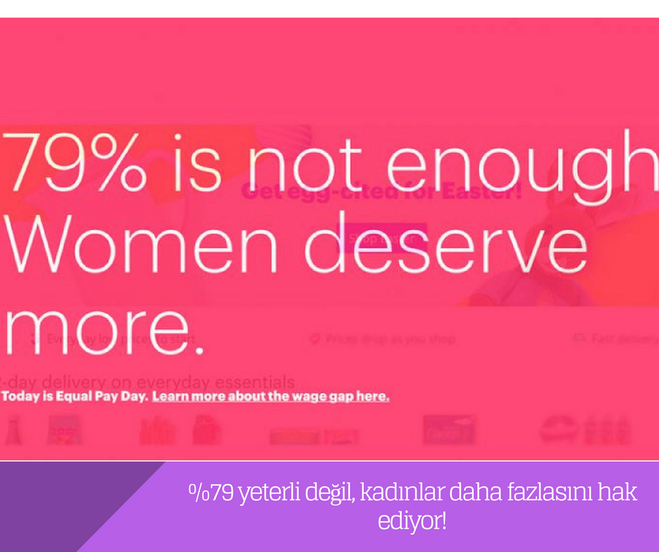 %79 yeterli değil, kadınlar daha fazlasını hak ediyor!
