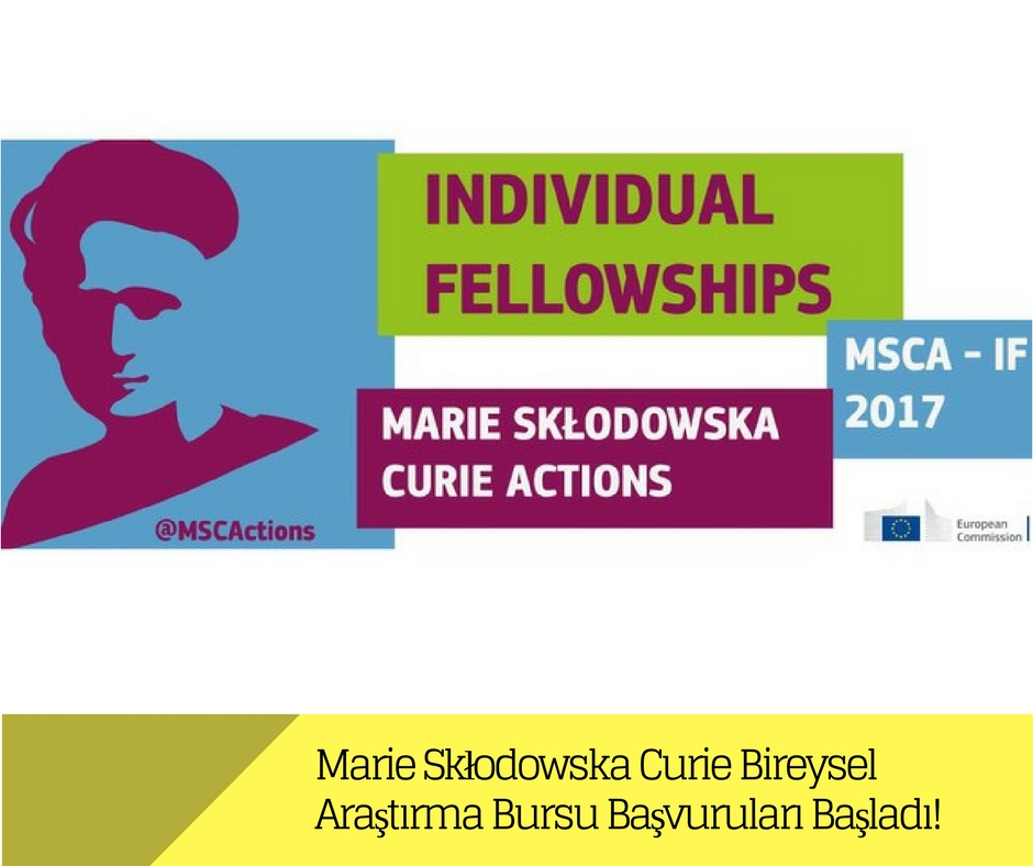 Marie Skłodowska Curie Bireysel Araştırma Bursu başvuruları başladı!