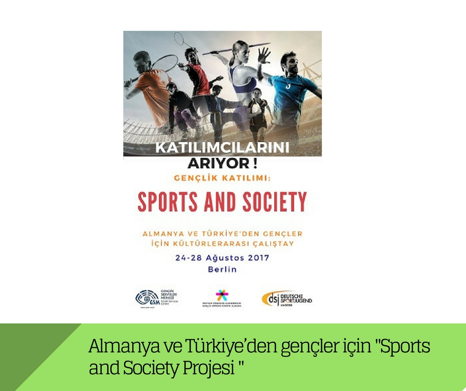Almanya ve Türkiye’den gençler için Sports and Society Projesi