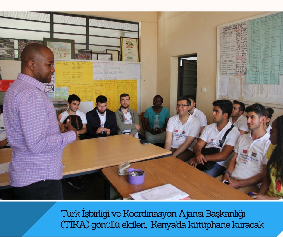Türk İşbirliği ve Koordinasyon Ajansı Başkanlığı (TİKA) gönüllü elçileri,  Kenya’da kütüphane kuracak