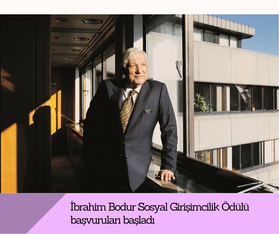 İbrahim Bodur Sosyal Girişimcilik Ödülü başvuruları için son 3 gün