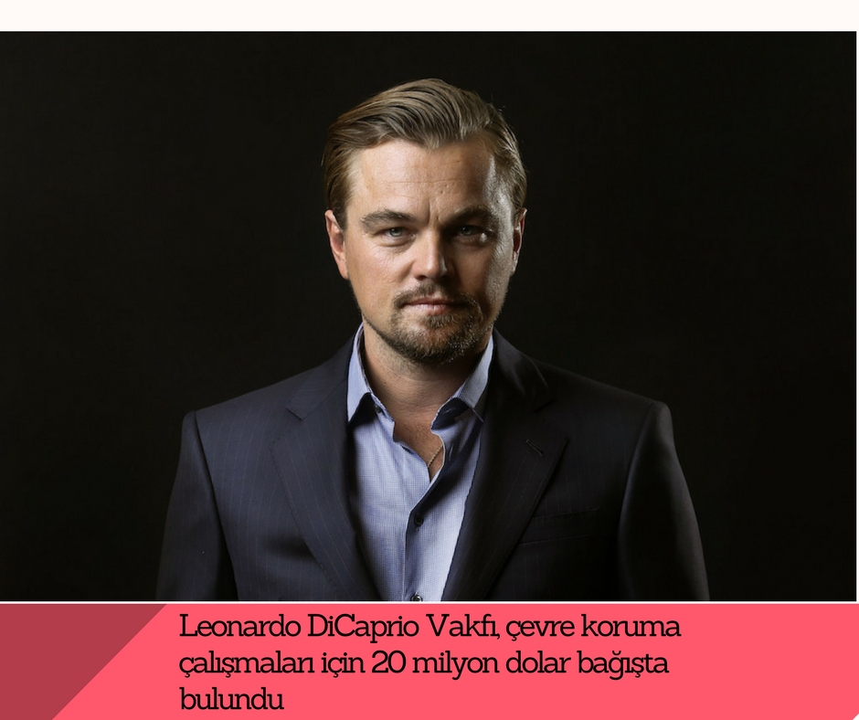Leonardo DiCaprio Vakfı, çevre koruma çalışmaları için 20 milyon dolar bağışta bulundu