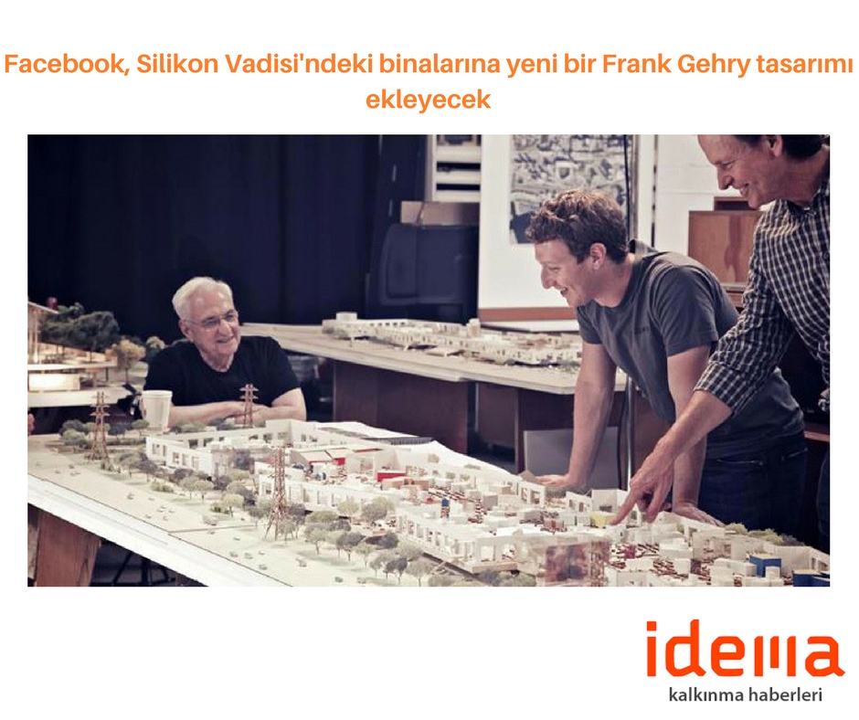 Facebook, Silikon Vadisi’ndeki binalarına yeni bir Frank Gehry tasarımı ekleyecek