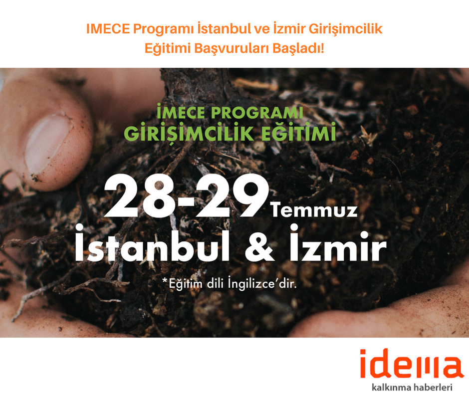 IMECE Programı İstanbul ve İzmir Girişimcilik Eğitimi Başvuruları Başladı!