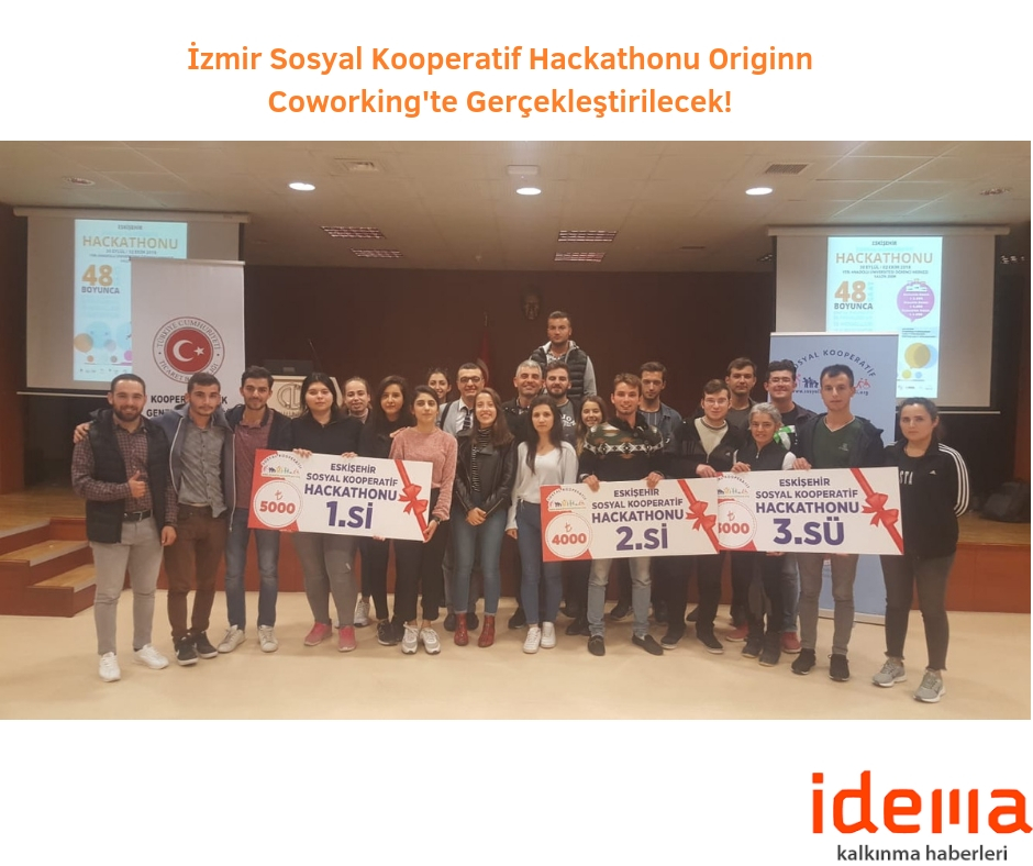 İzmir Sosyal Kooperatif Hackathonu, Originn Coworking’te Gerçekleştirilecek!