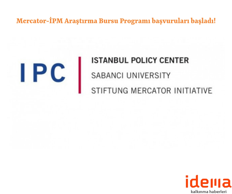 Mercator-İPM Araştırma Bursu Programı başvuruları başladı!