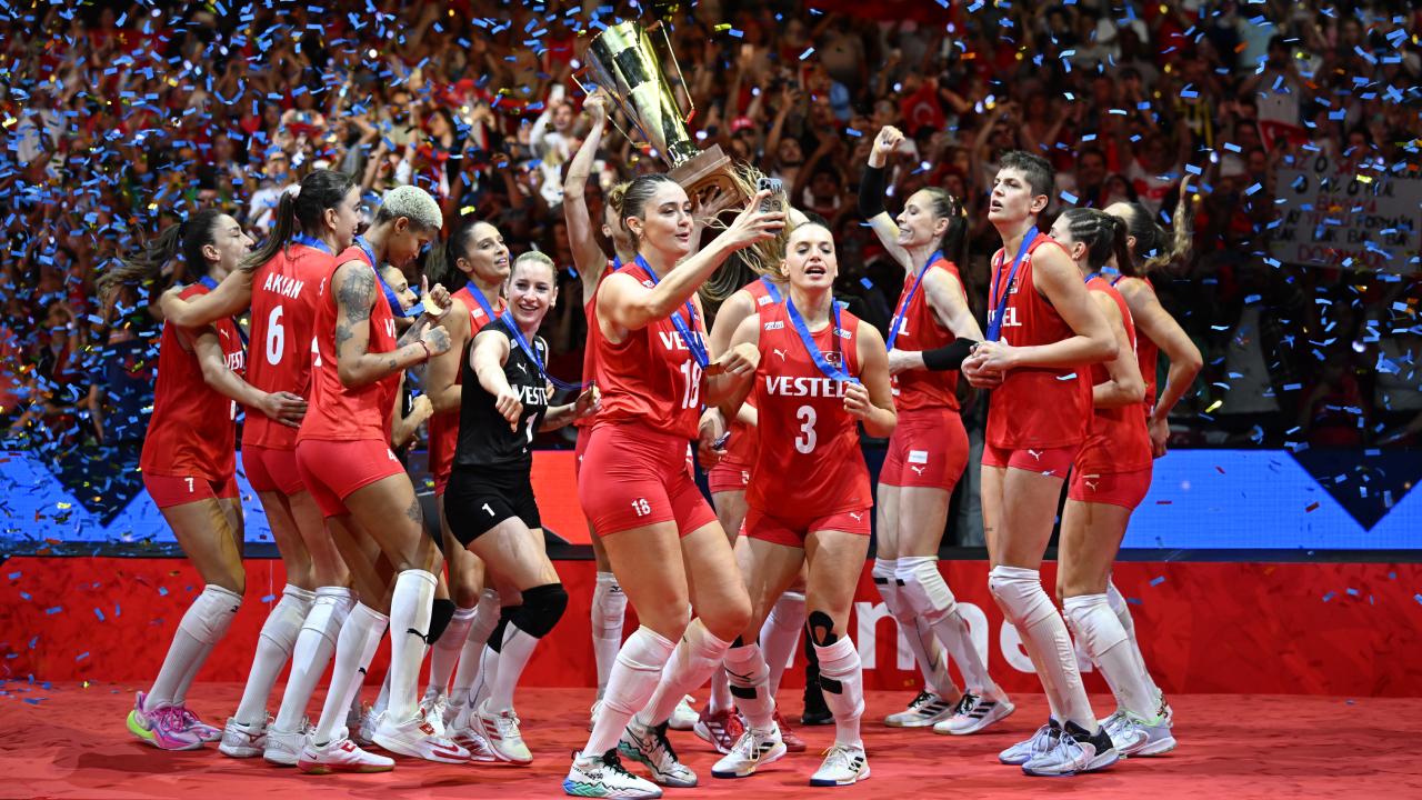 A Milli Kadın Voleybol Takımımız Avrupa şampiyonu oldu