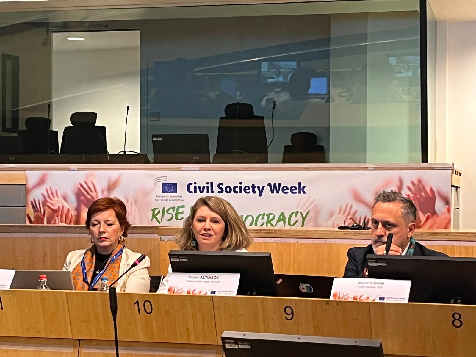 Innovation in Action: Needs Map Co-founder Güler Altınsoy Shared Insights at Civil Society Week in Brussels