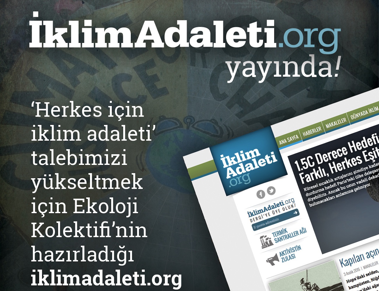 Ekolojiye Dair Ne Varsa: İklimAdaleti.org