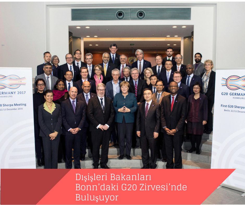Dışişleri Bakanları Bonn’daki G20 Zirvesi’nde Buluşuyor