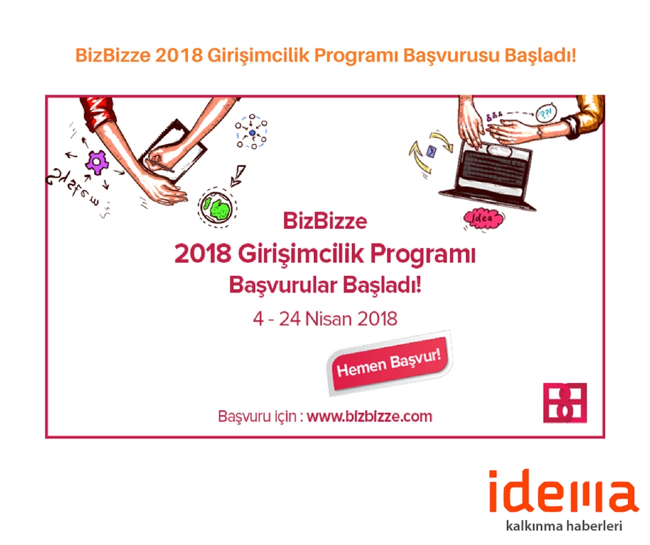 BizBizze 2018 Girişimcilik Programı Başvurusu Başladı! BizBizze 2018 Girişimcilik Programı Başvurusu Başladı!