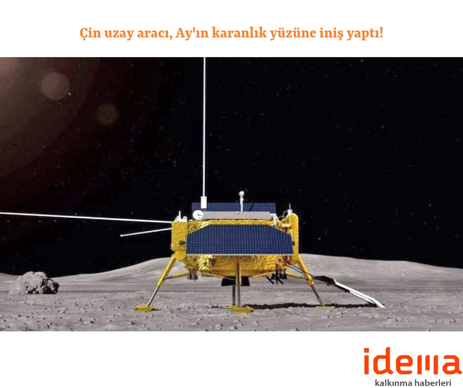 Çin uzay aracı, Ay’ın karanlık yüzüne iniş yaptı!