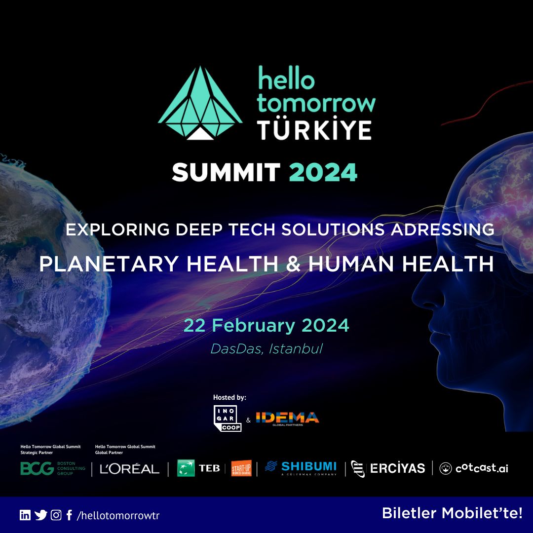 Hello Tomorrow Türkiye Summit 22 Şubat’ta INOGAR ve IDEMA ev sahipliğinde DasDas’ta Gerçekleşecek