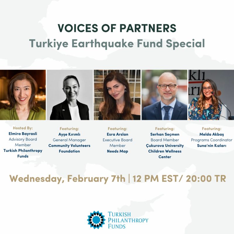 Needs Map will participate in “Voices of Partners: Earthquake Anniversary Special” on February 7th