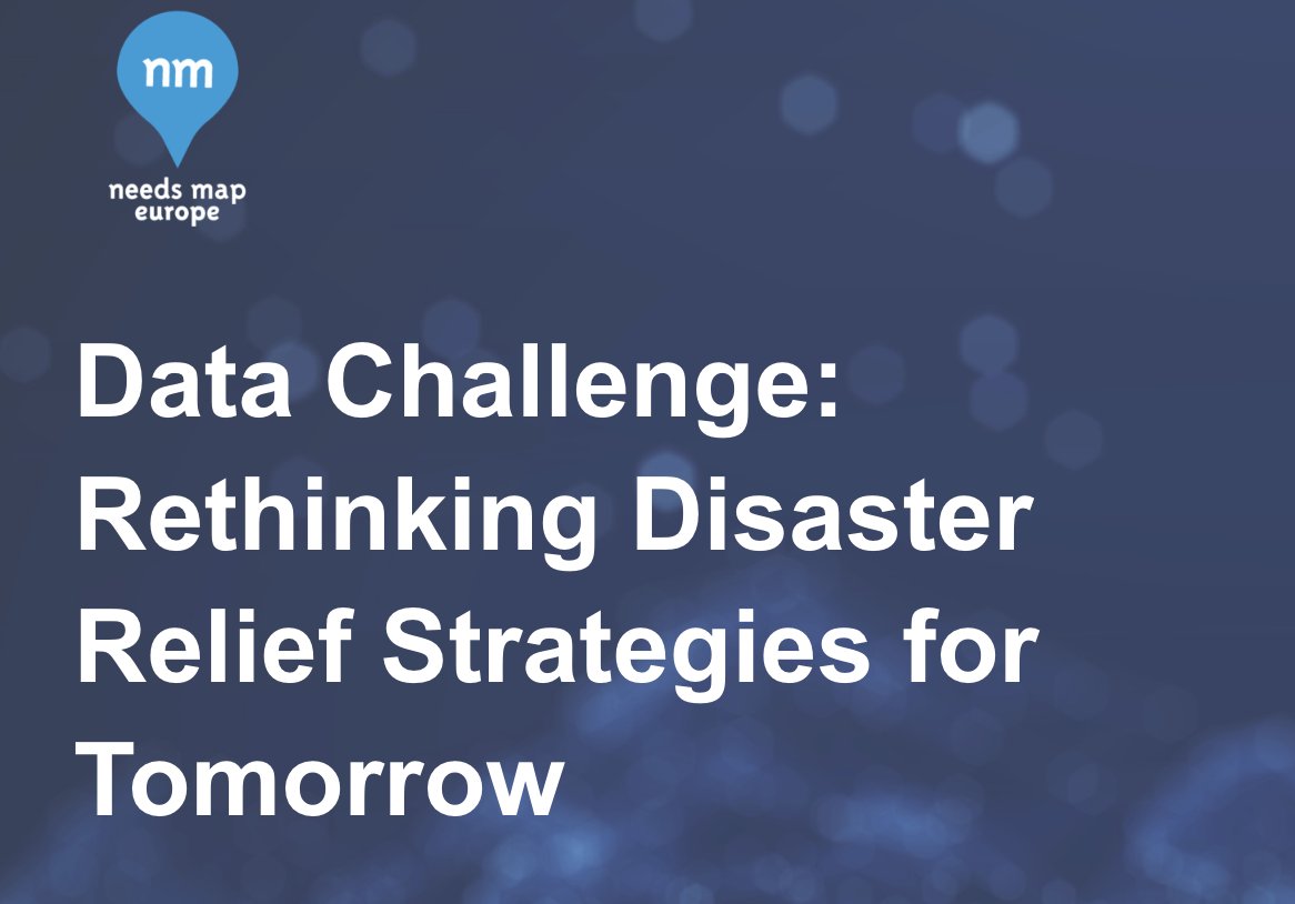 Be Part of the Solution: Needs Map Europe’s Data Challenge for Earthquake Relief